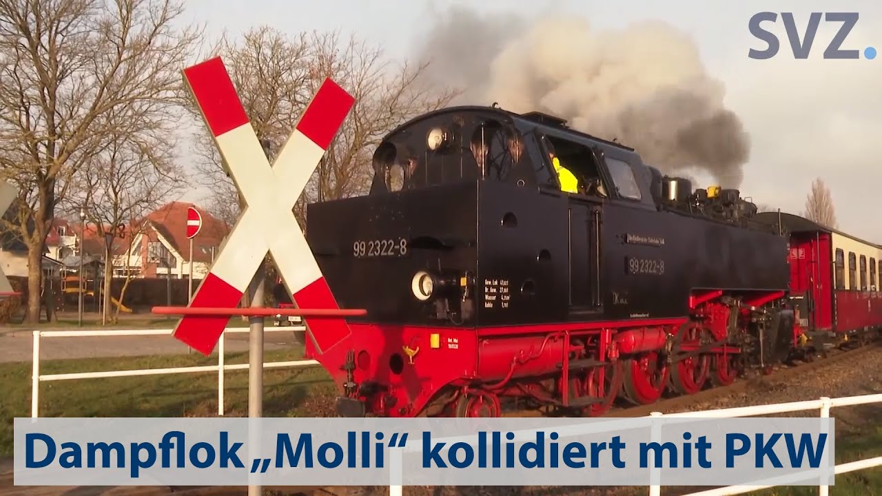 Erneuter Unfall mit Bäderbahn Molli (vom 03.12.20)