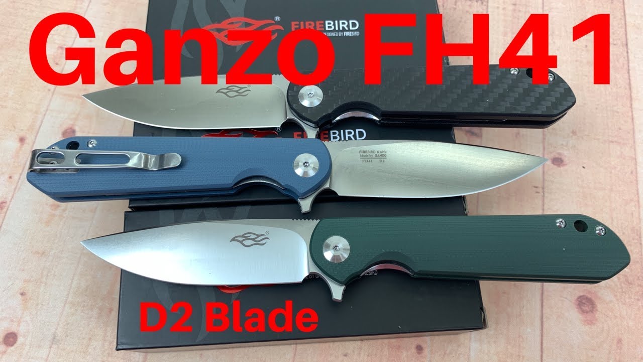 Ganzo Firebird FH41 Linerlock Flipper   Best Ganzo yet ?