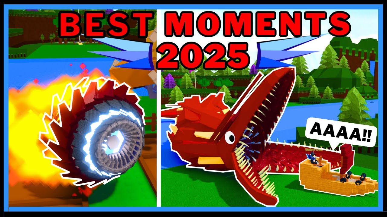 Лучшие смешные моменты и разрушительные постройки (2025) Roblox: Построй лодку ради сокровищ