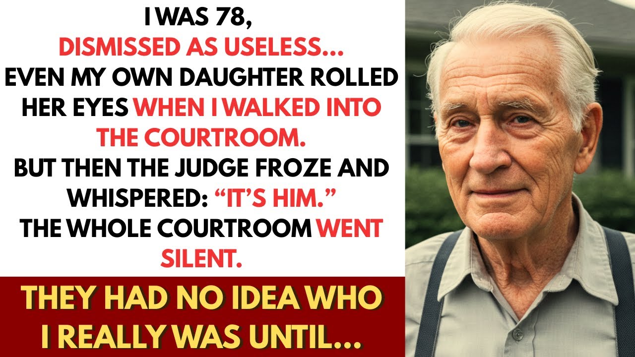 At 78, They Thought I Was Useless Until The Judge Froze in Court When He Saw Me