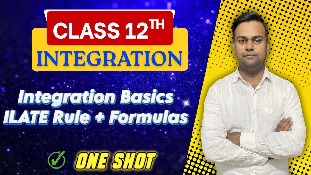 Integration Concept + ILATE Rule Explained | Basic Formulas | Concept by Faheem Sir