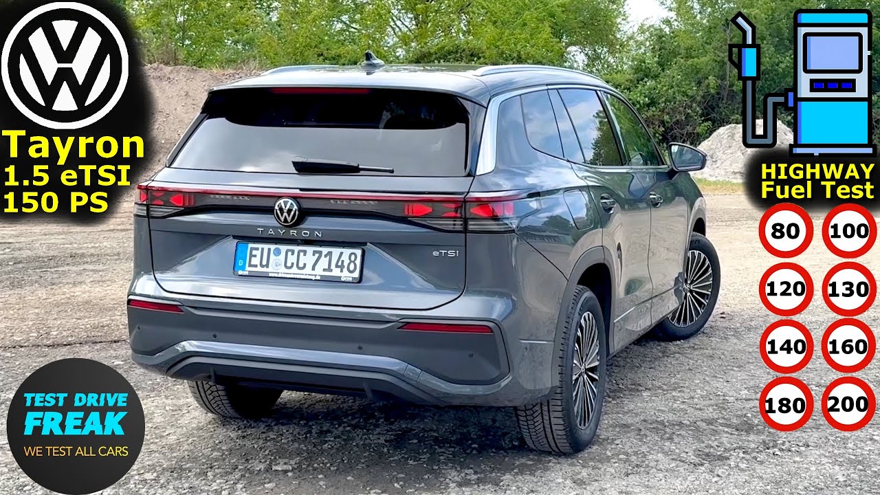 2025 Volkswagen Tayron 1.5 eTSI 150 PS 🚗 Test Drive | Fuel Consumption & Performance Review