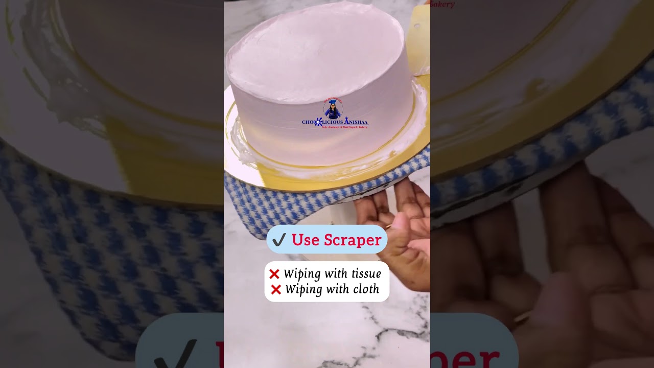 Best Trick to clean Cake Board | Hack to clean Cake Board