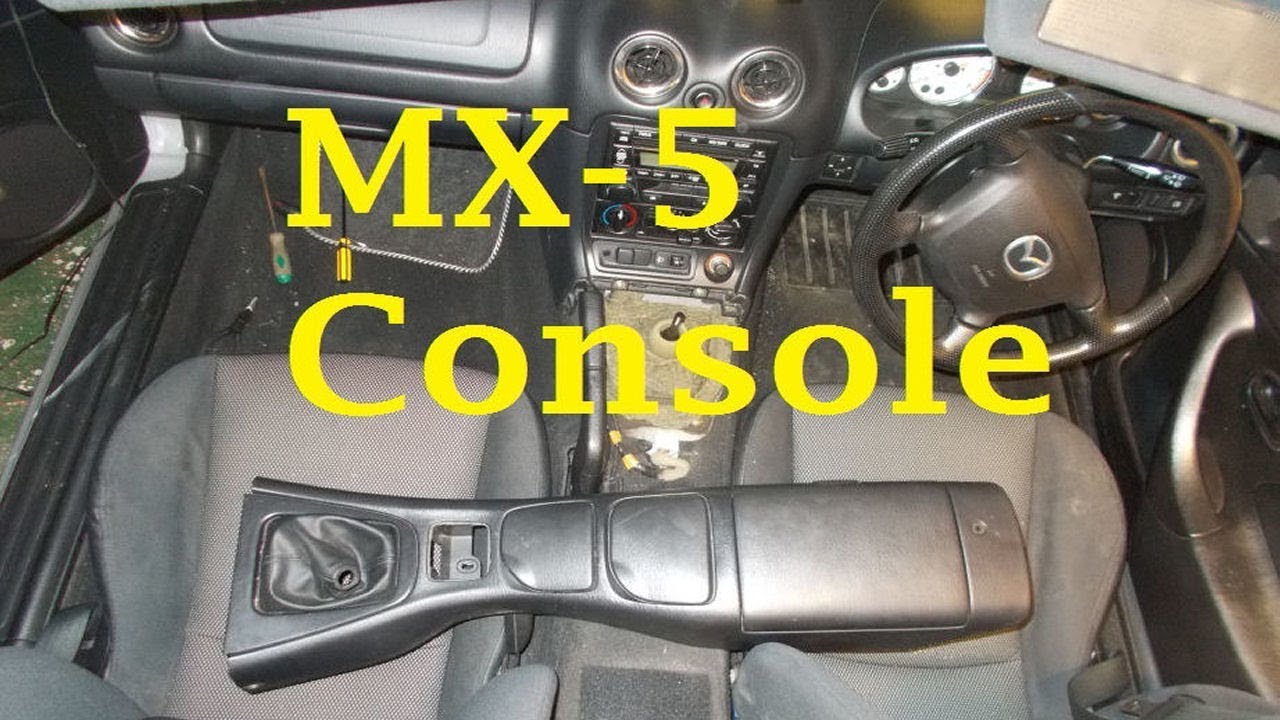 Снятие центральной консоли Mazda MX-5