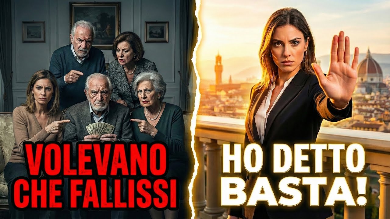 La mia famiglia scommetteva sul mio fallimento… davanti a tutti ho detto basta
