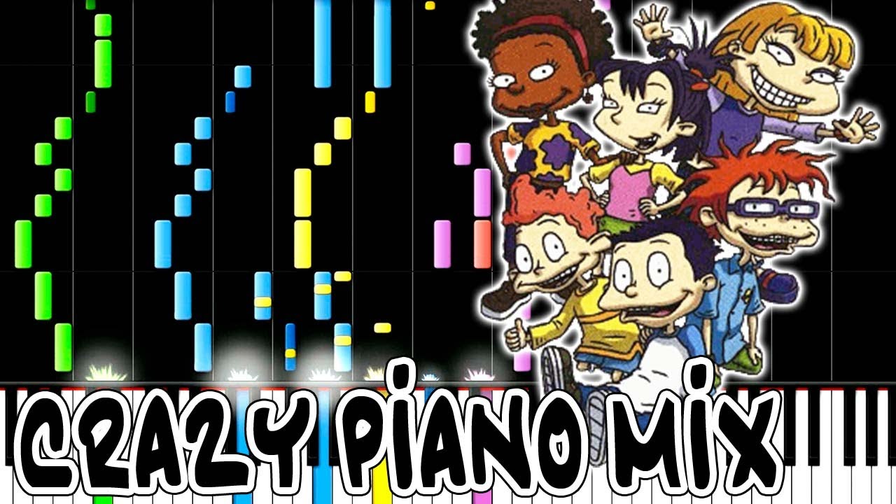 Crazy Piano! RUGRATS ALL GROWN UP! Main Theme