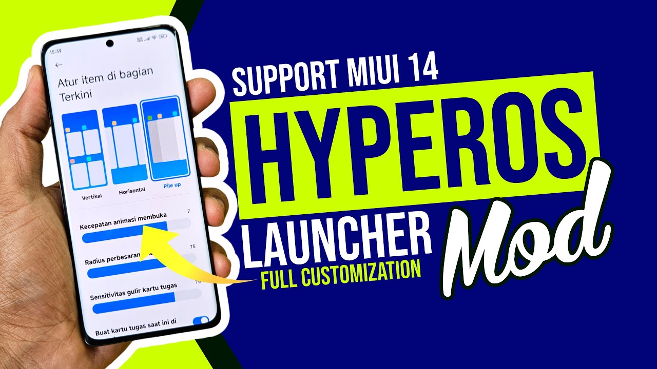 Cara Pasang Launcher Mod Hyper Os - Support MIUI 14