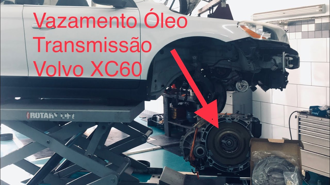 Vazamento óleo transmissão Volvo S40. V60, XC60 MPS6 / 6DCT450, Troca tampa retentor embreagem