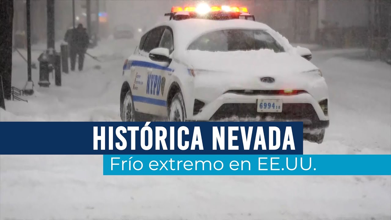 Histórica nevada en Estados Unidos. Frío extremo y decenas de víctimas fatales por la tormenta Fern