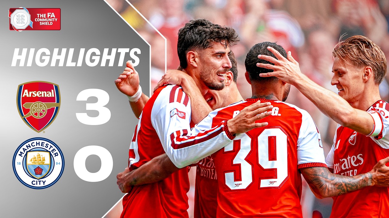 GLORY for Arsenal in Cardiff 🏆 | Arsenal (3-0) Manchester City | FA Community Shield 2026