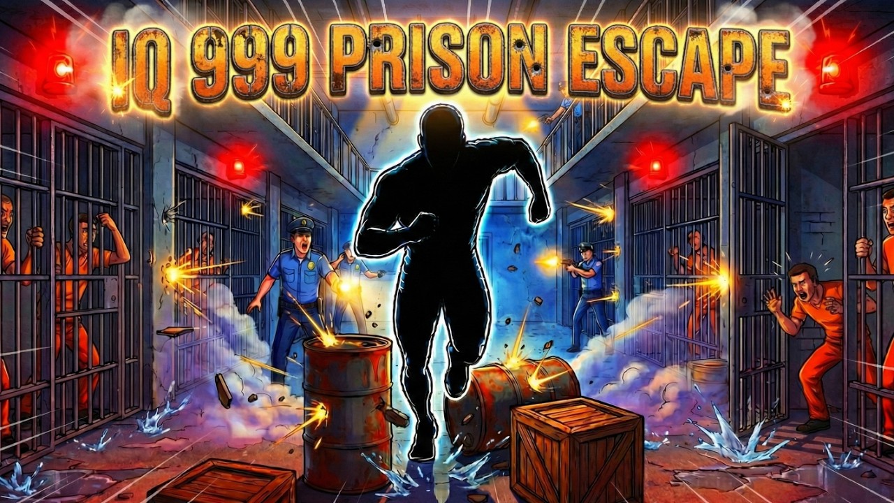99% FAIL THIS PRISON ESCAPE! 🚨 High Energy Immersive Warm-up Game | Full Body Cardio & Reaction ⚡️