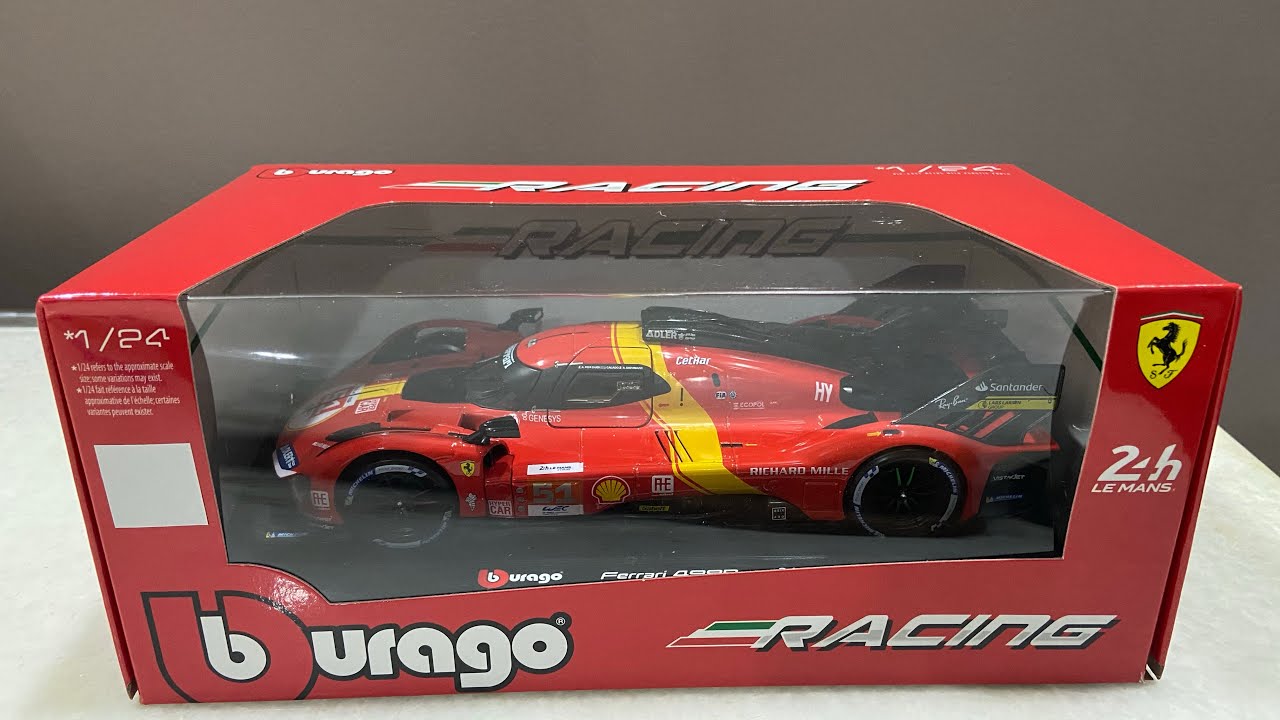 Bburago 1:24 Ferrari 499P ( Unboxing ASMR )