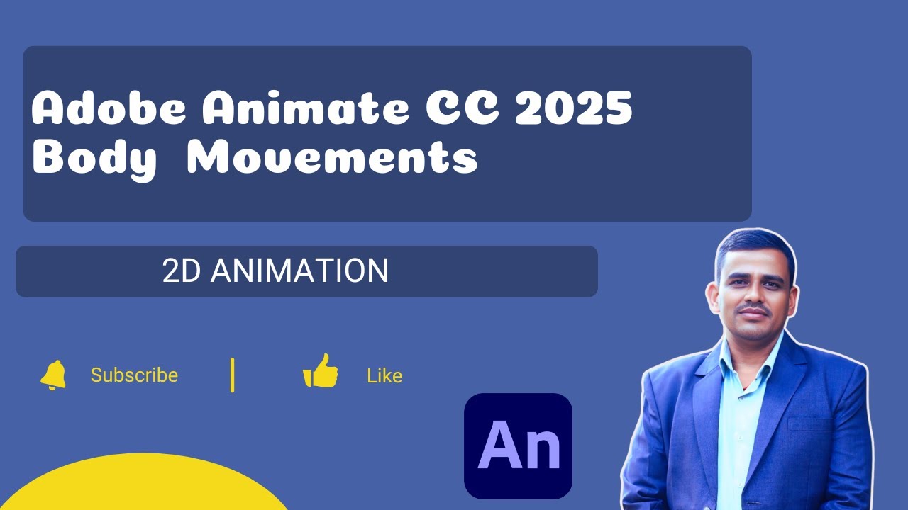 Adobe Animate CC 2025 Body Movements  