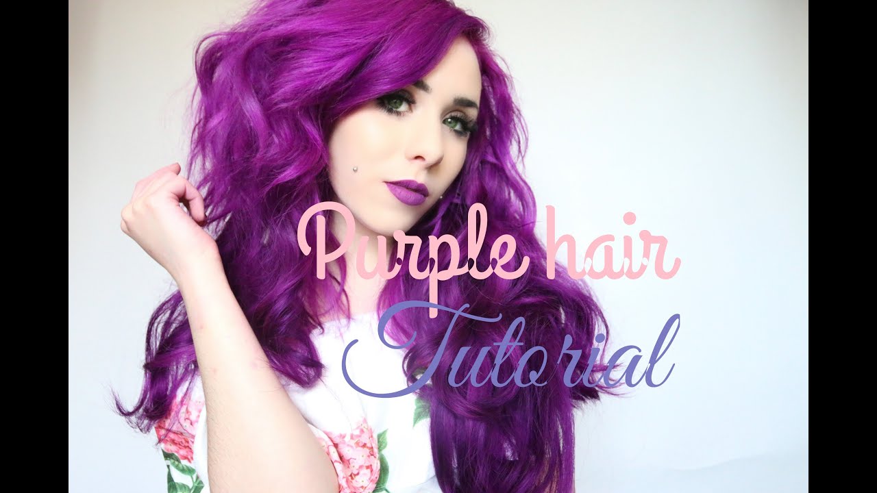 Purple Hair Dye Tutorial by July Langdon | ARCTIC FOX HAIR COLOR