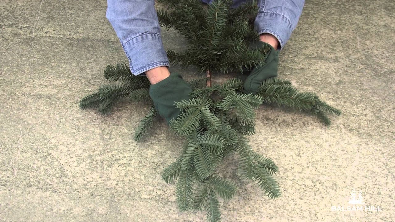 How To Properly Shape an Artificial Christmas Tree Branch