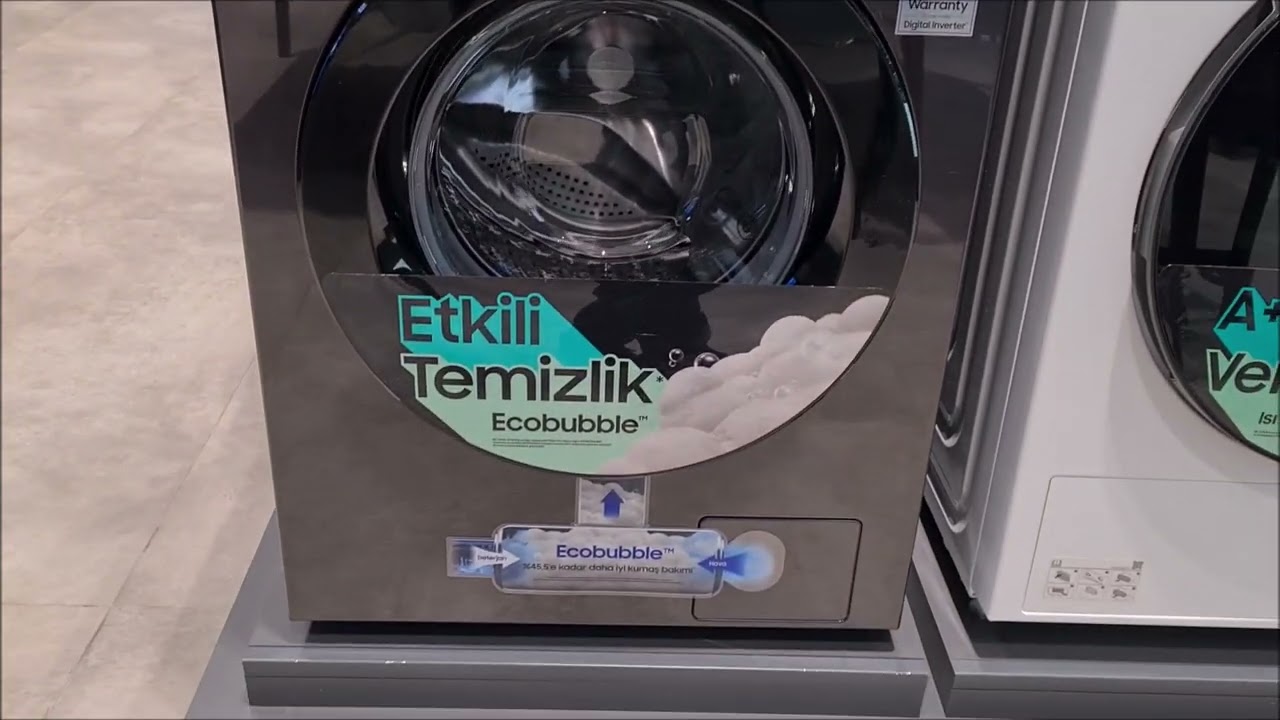 SAMSUNG WW11BBA046ABAH, Çamaşır Makinesi, 11 kg BESPOKE TASARIM Ürün İncelemesi