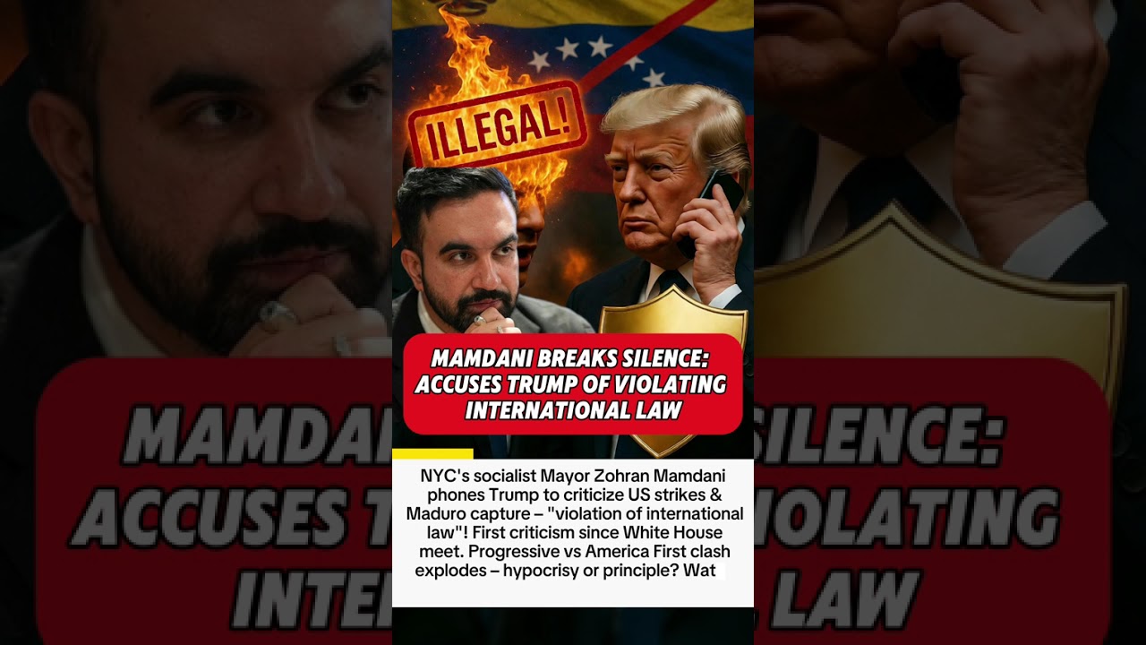 NYC Mayor Mamdani Calls Trump – Slams Venezuela Strikes as Illegal! 