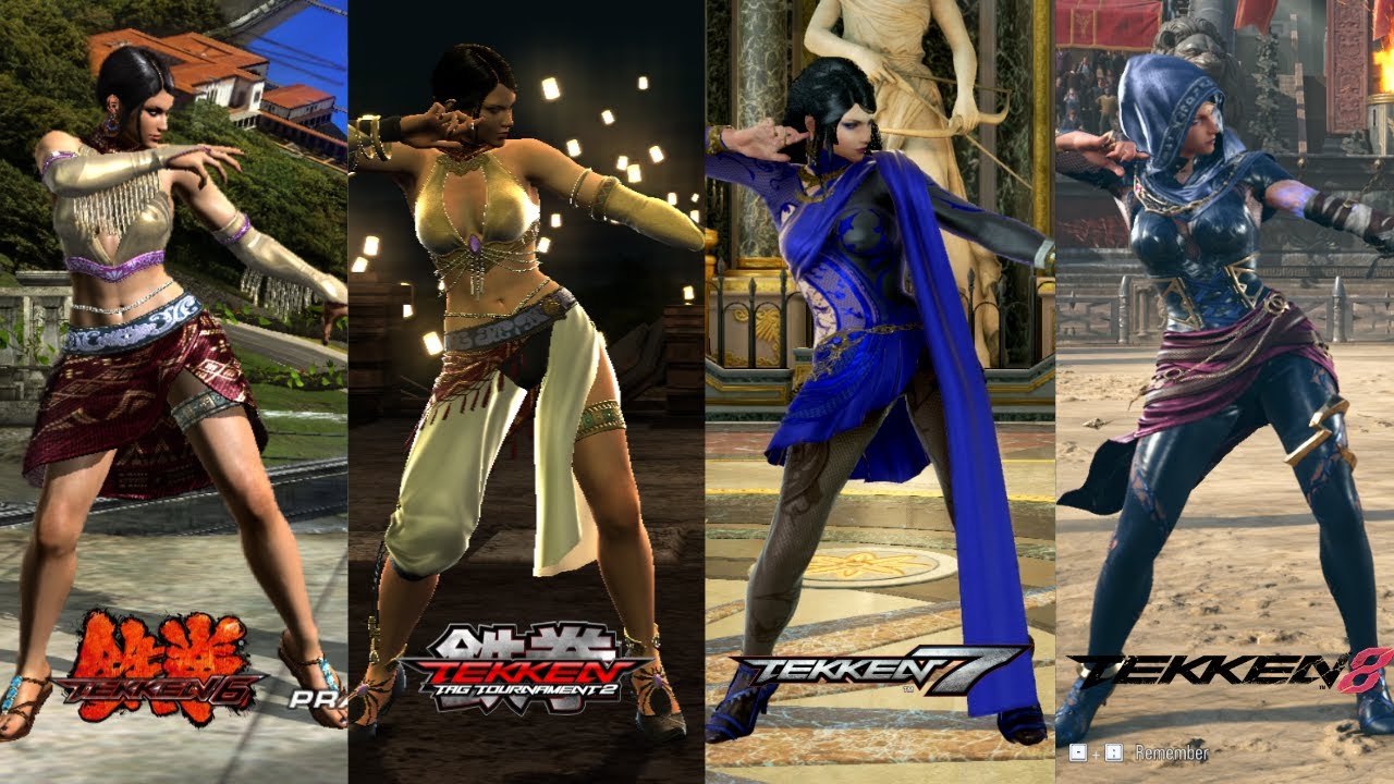 Zafina Combos Evolution (Tekken 6 - Tekken 8)