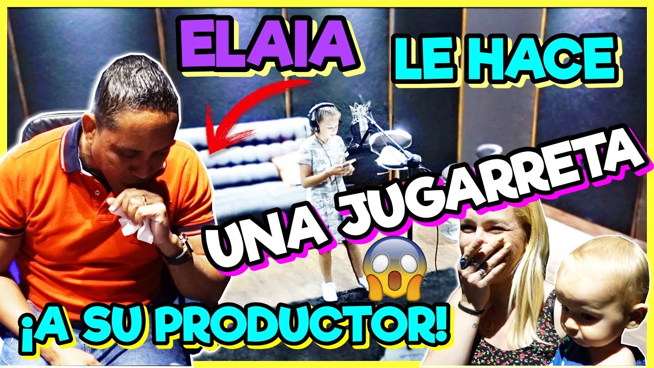 🇺🇸¡La NUEVA CANCIÓN de ELAIA! 🎤 + Le HACE una SUPER JUGARRETA a SU PRODUCTOR 🙊 #VLOGSDIARIOS