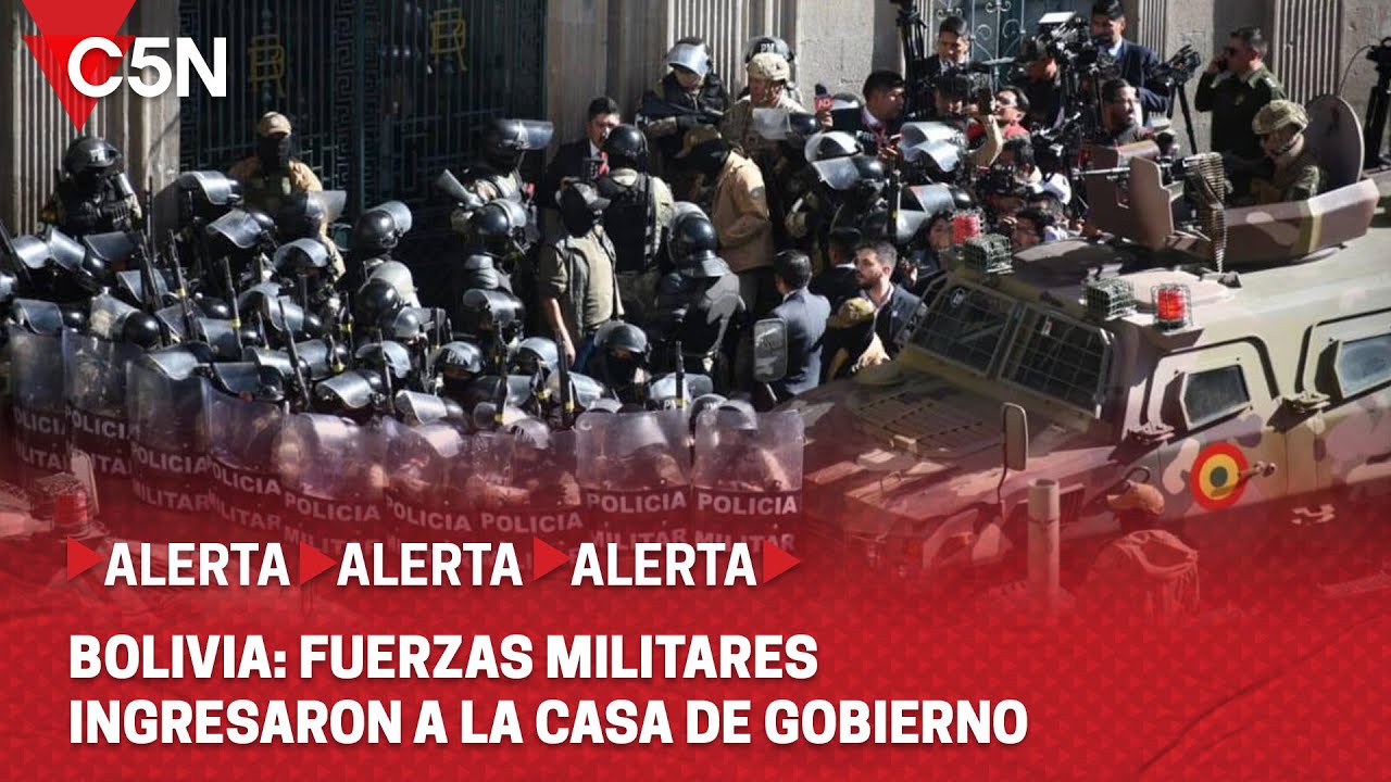 BOLIVIA: El presidente LUIS ARCE DENUNCIÓ un GOLPE de ESTADO