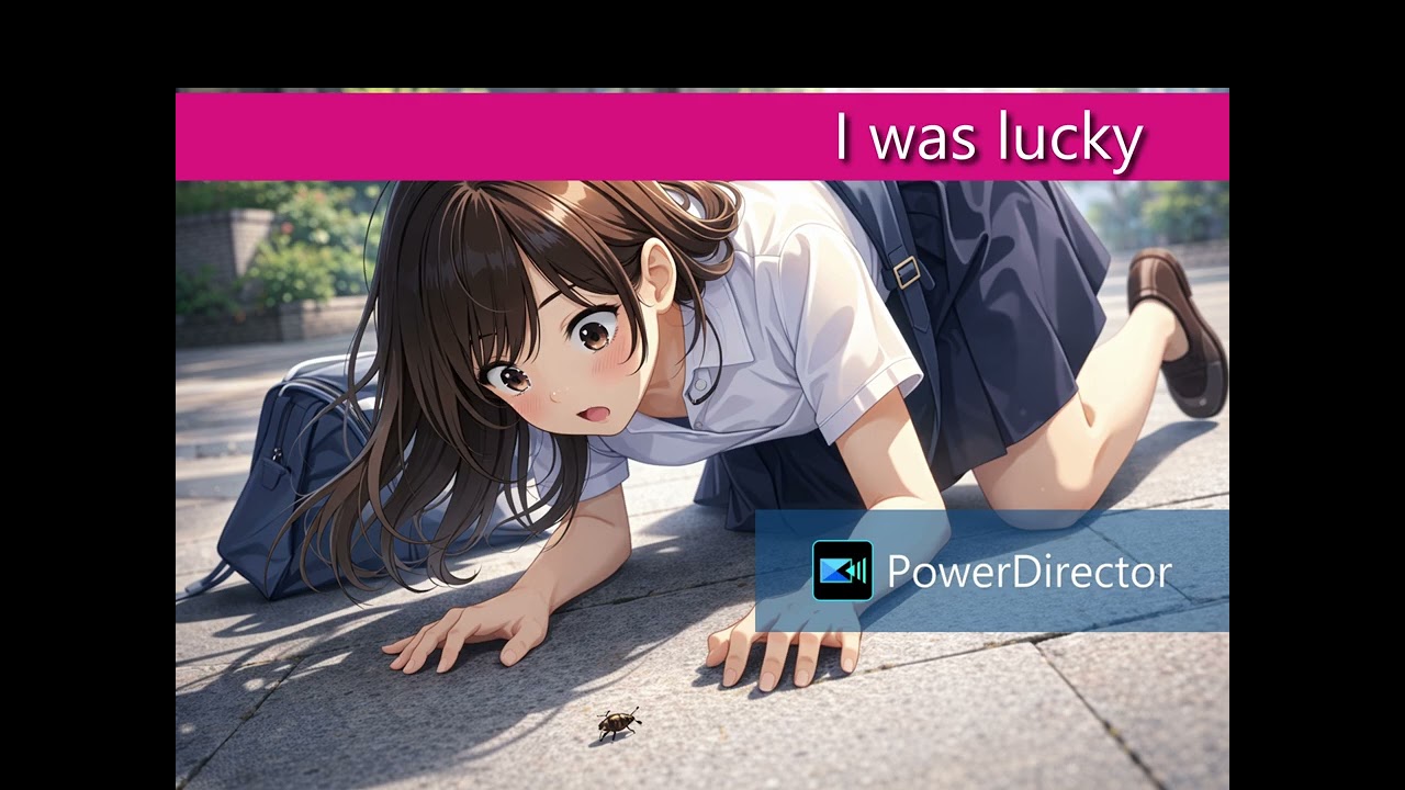 I was lucky