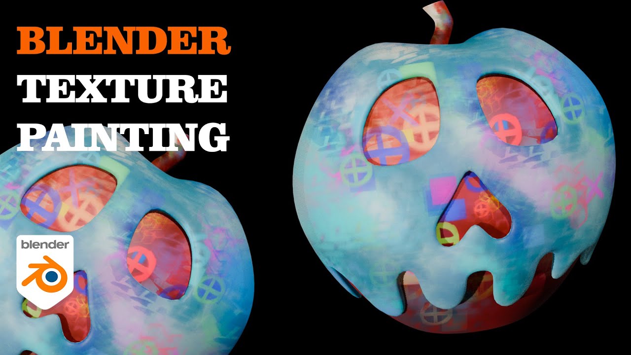 Apple In Blender | Texture painting