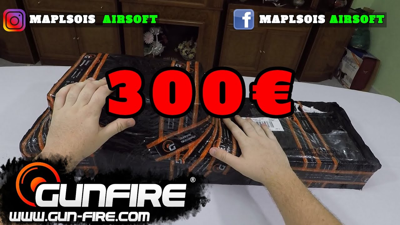 UNBOXING GUNFIRE - 300€ - AIRSOFT ESPAÑA