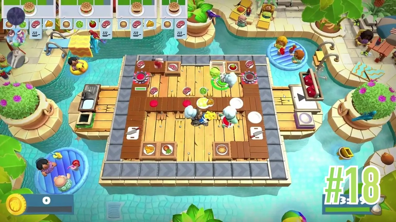 【Overcooked 2實況·粵語】親三姐妹一齊玩友情破壞遊戲：煮過頭2（Part 18）