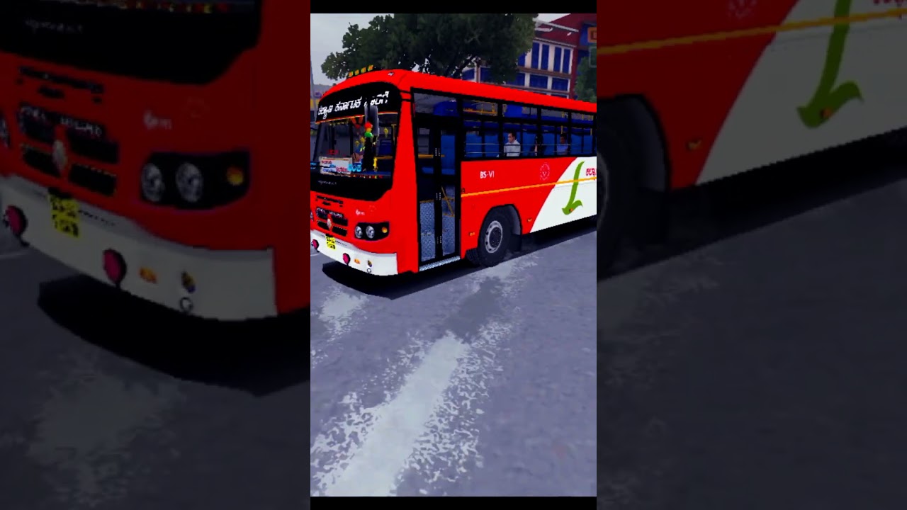 kkrtc bangarada ginke express bus Mass driving