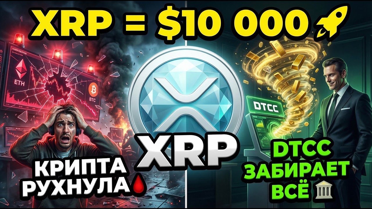 XRP = $10 000 👀 DTCC тестирует XRP как “мост” 🏛️ Виталик сдал тему платежей⚡XRP-ETF обогнал золото 🟡