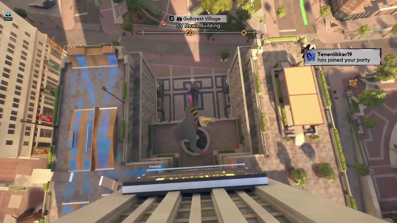 Live skating on ship with viewers