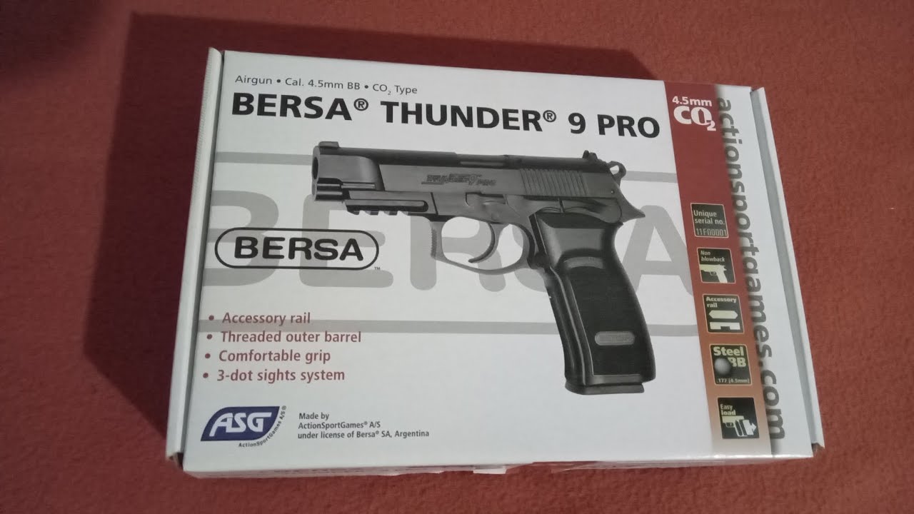 ¡¡Un pequeño vistazo a la Bersa Thunder 9 pro!!