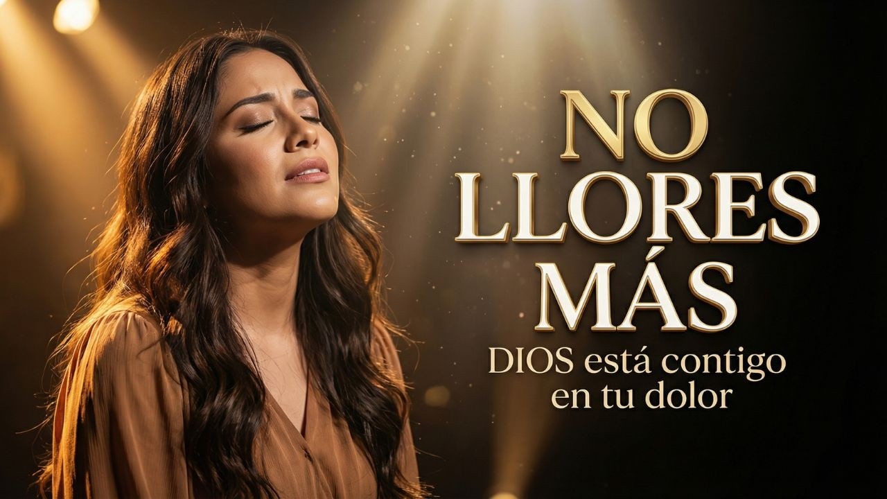 No llores más 🙏 DIOS está contigo en tu dolor | Canción cristiana para sanar el alma