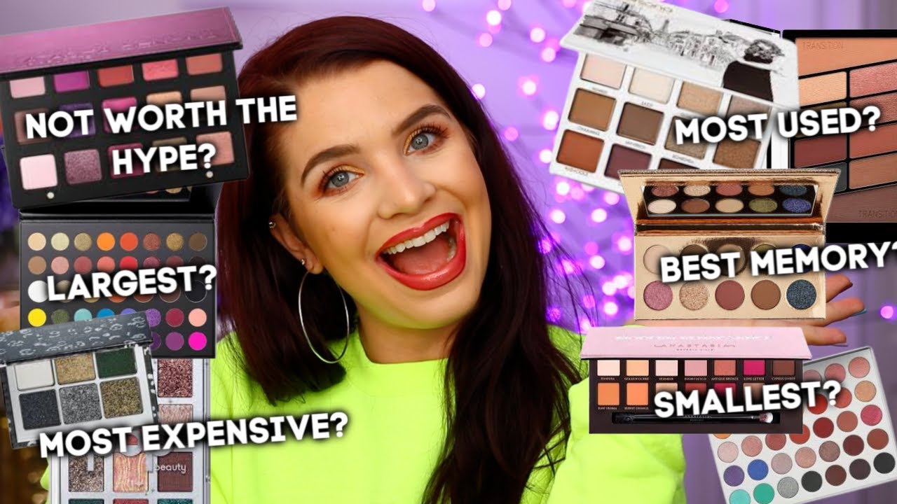 All About My Eyeshadow Palettes The Eyeshadow Palette Tag *Best & Worst