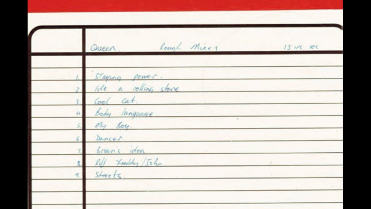 Queen - Hot Space (Original Intended Album // Montreux Rough Mix // 1981)