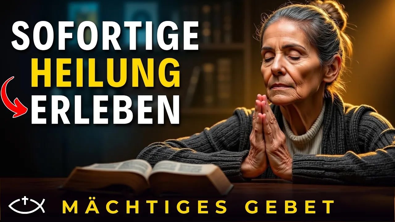 Nicht dieses Gebet verpassen - Gott wirkt heute Wunder der Heilung!