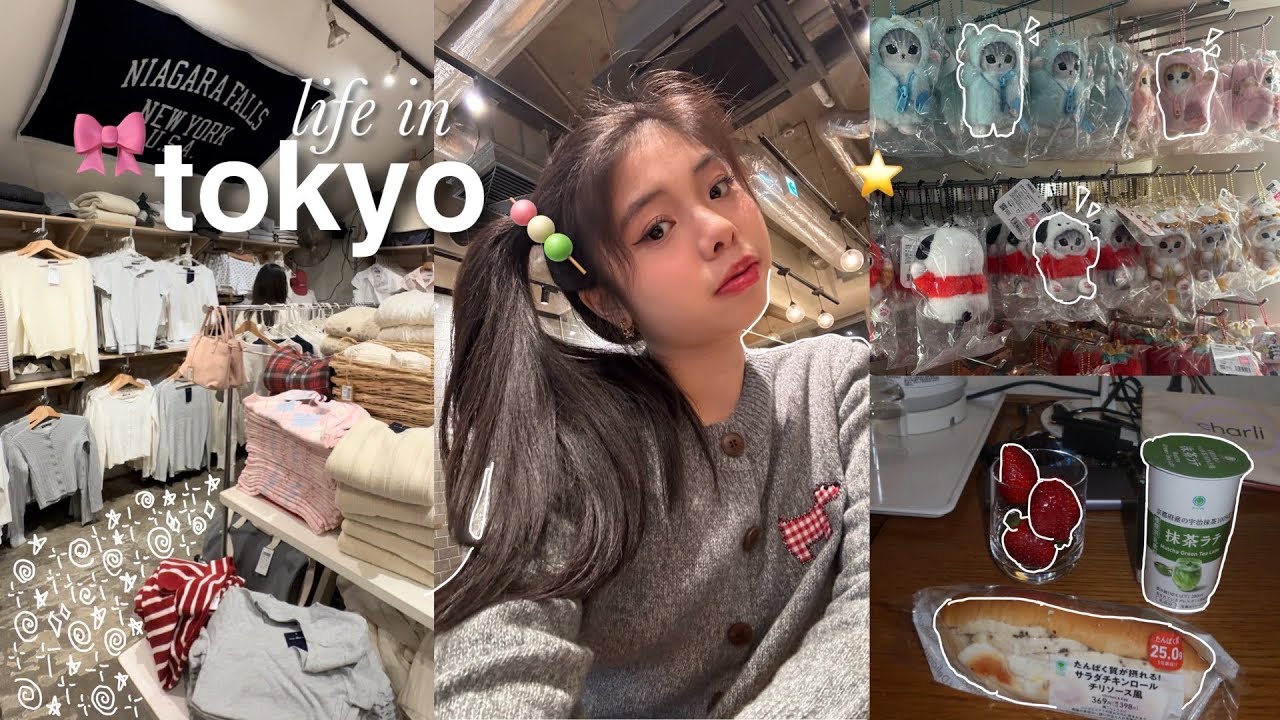 TOKYO VLOG 🚏| brandy melville, matcha, animal cafes