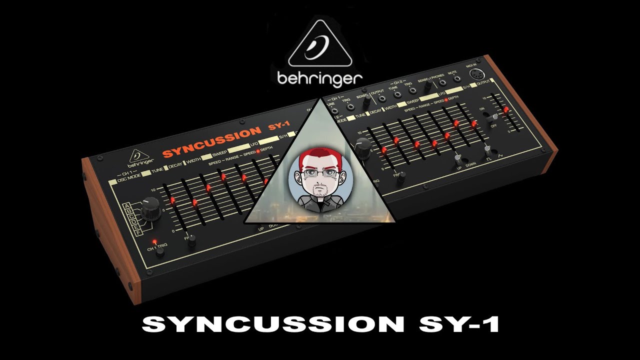 sktch-302: Behringer Syncussion SY-1 #1 (no talk)