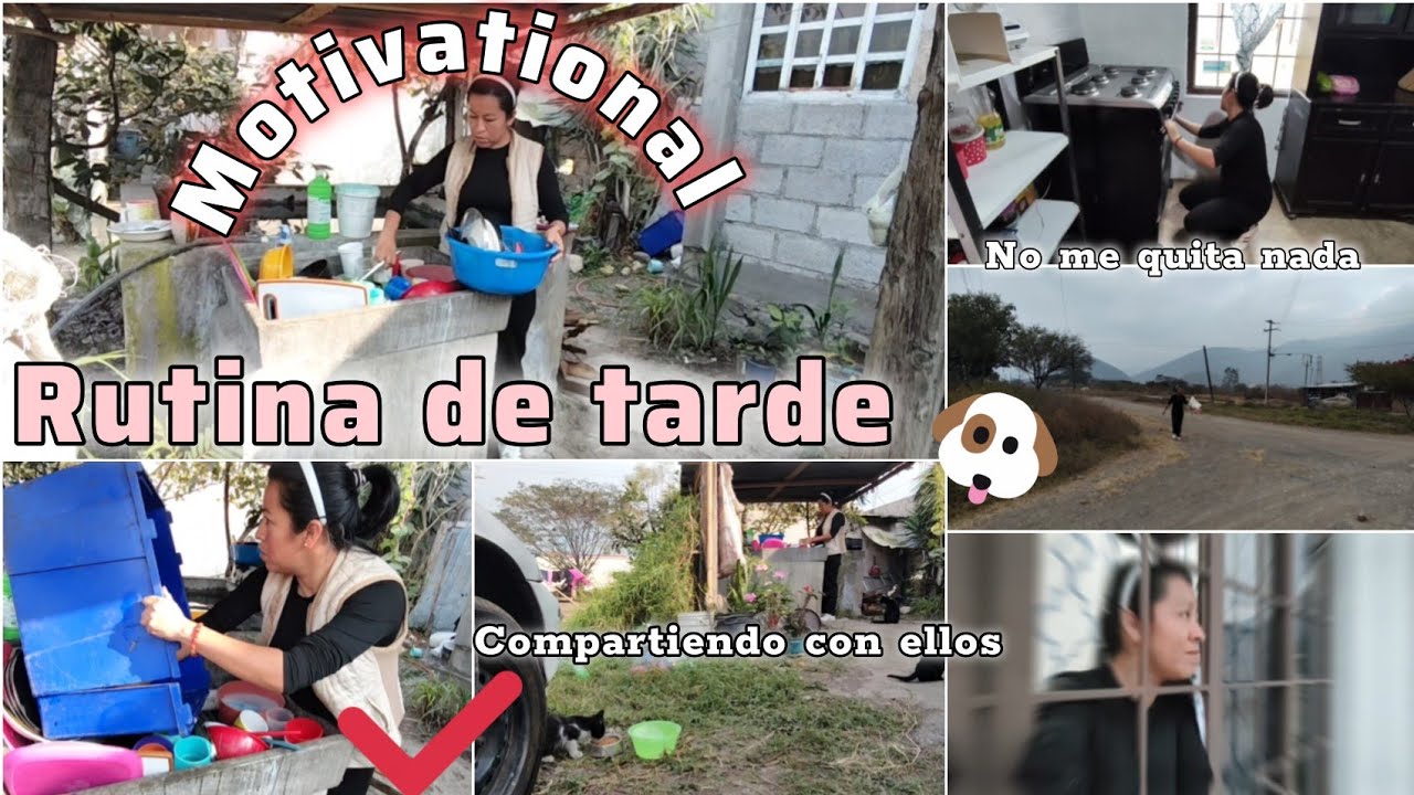 Hoy es día de motivación 💗🥁 Compartiendo con los que necesitan 😋 Rutina de tarde 