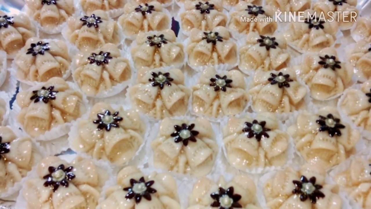 جديد حلويات اللوز الشكل السادس"وردة الصحراء"  gâteaux d'amandes modèle 6