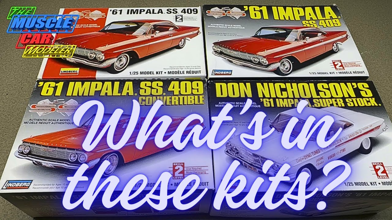 Lindberg 1961 Chevrolet Impala SS 409 Kit History and Comparison