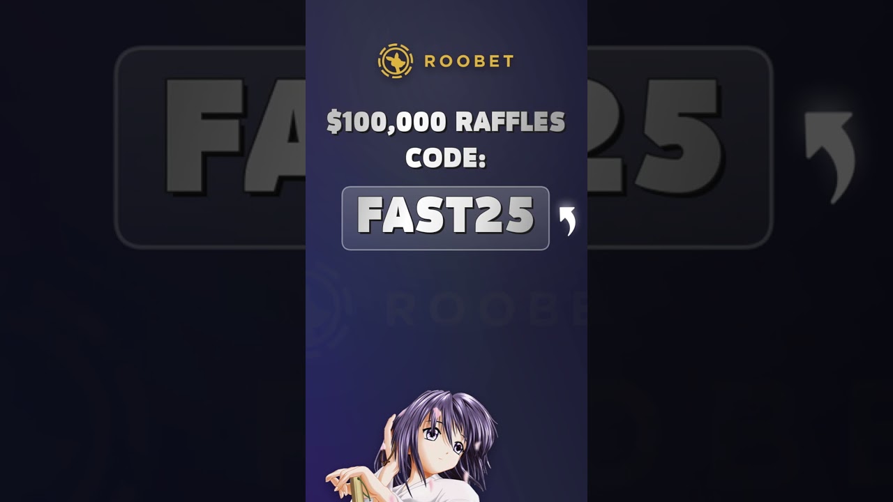 Roobet promo code - FAST25 for FREE CASH DROPS Bonus on Roobet 2025