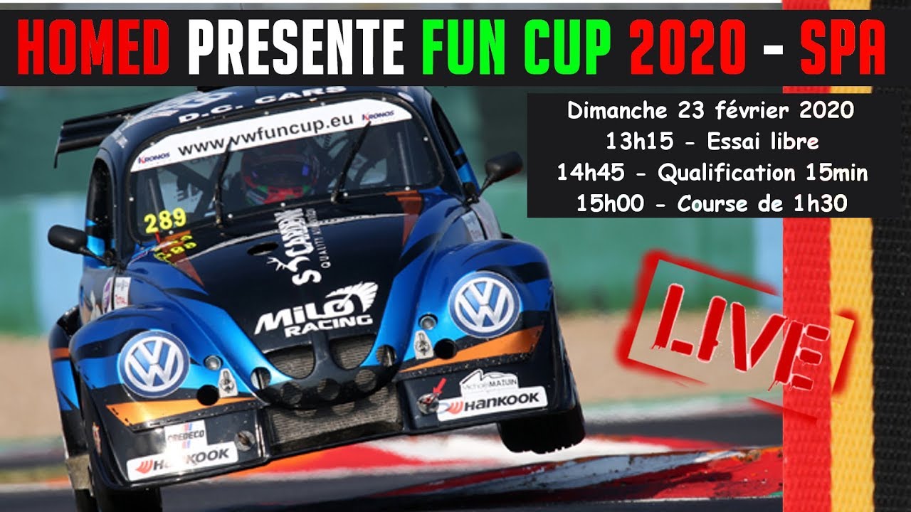 ⏪REDIFFUSION - FUN CUP 2020 - SPA FRANCORCHAMPS