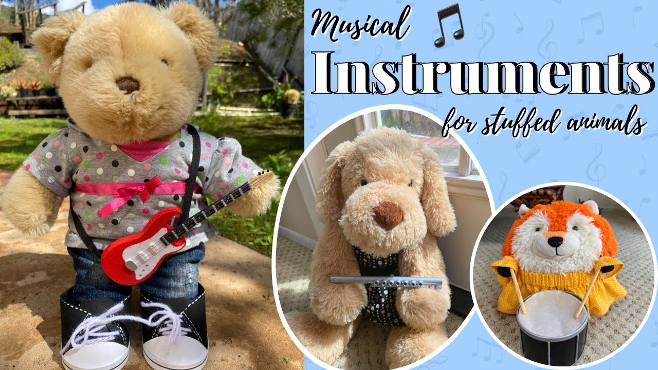 How to Make Musical Instruments for Stuffed Animals