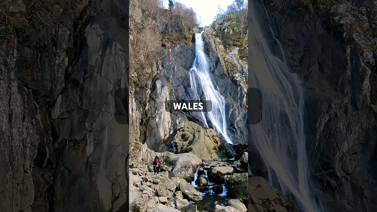The Magnificent Aber Falls North Wales ✨📌🏴󠁧󠁢󠁷󠁬󠁳󠁿 Waterfall 