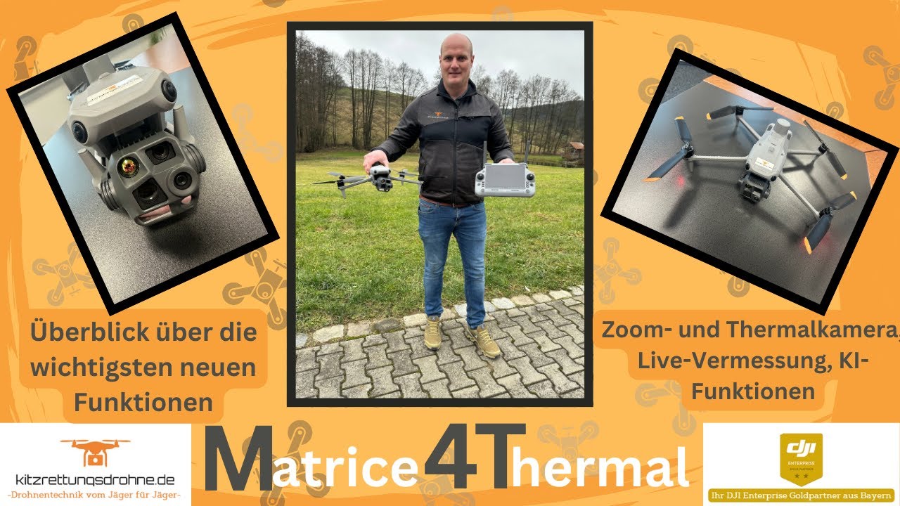 DJI Matrice 4 T – Der neue Maßstab bei den Wärmebilddrohnen!