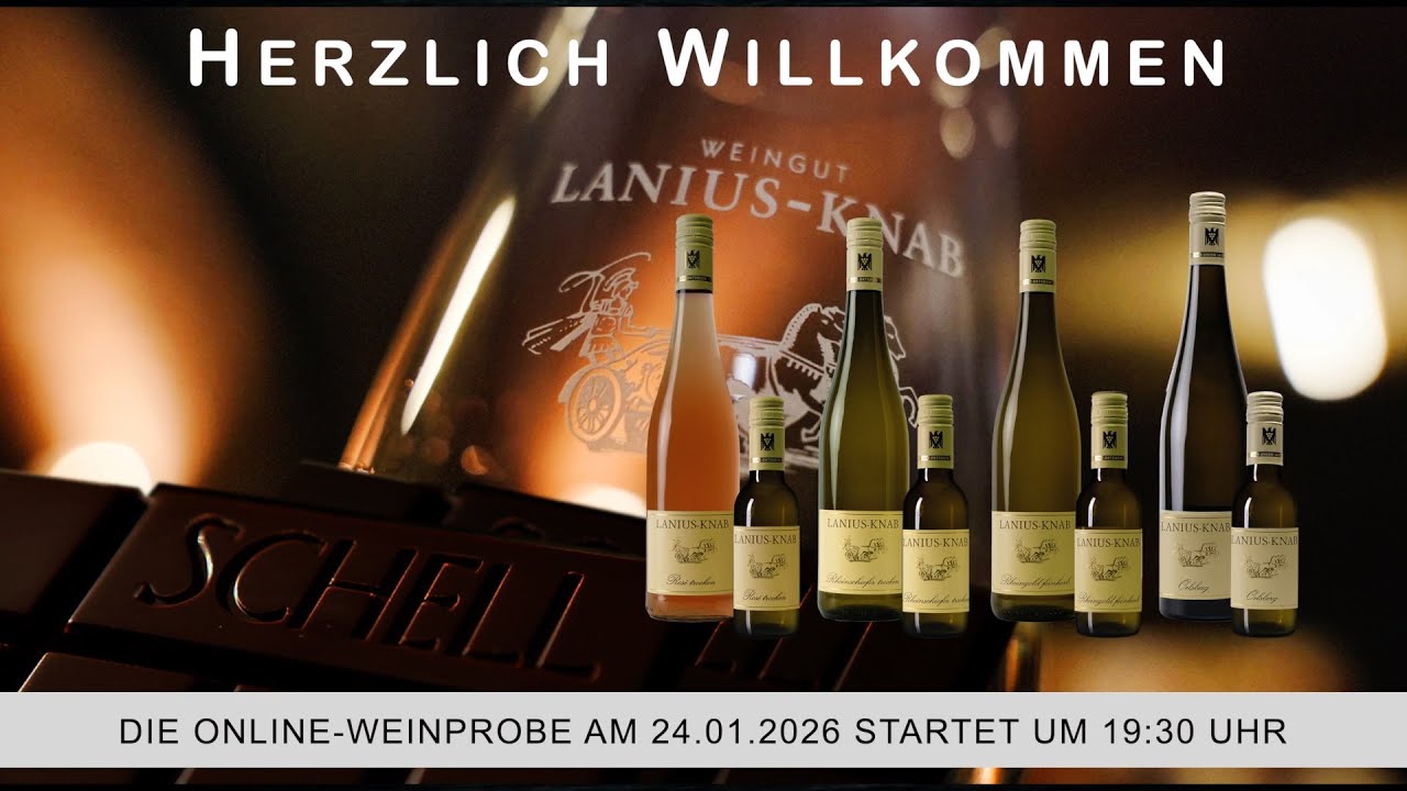 Online-Weinprobe „Wein & Schokolade“ mit Chocolatier Eberhard Schell