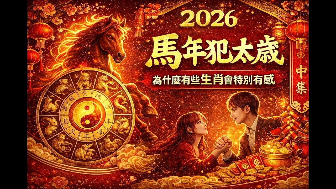 2026 馬年犯太歲｜為什麼有些生肖會特別有感（中集）｜今天不塔羅