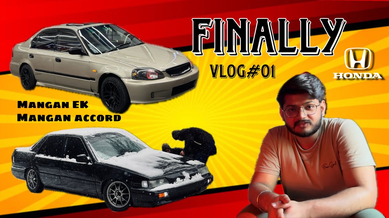 My First Vlog | Accord Restoration Update
