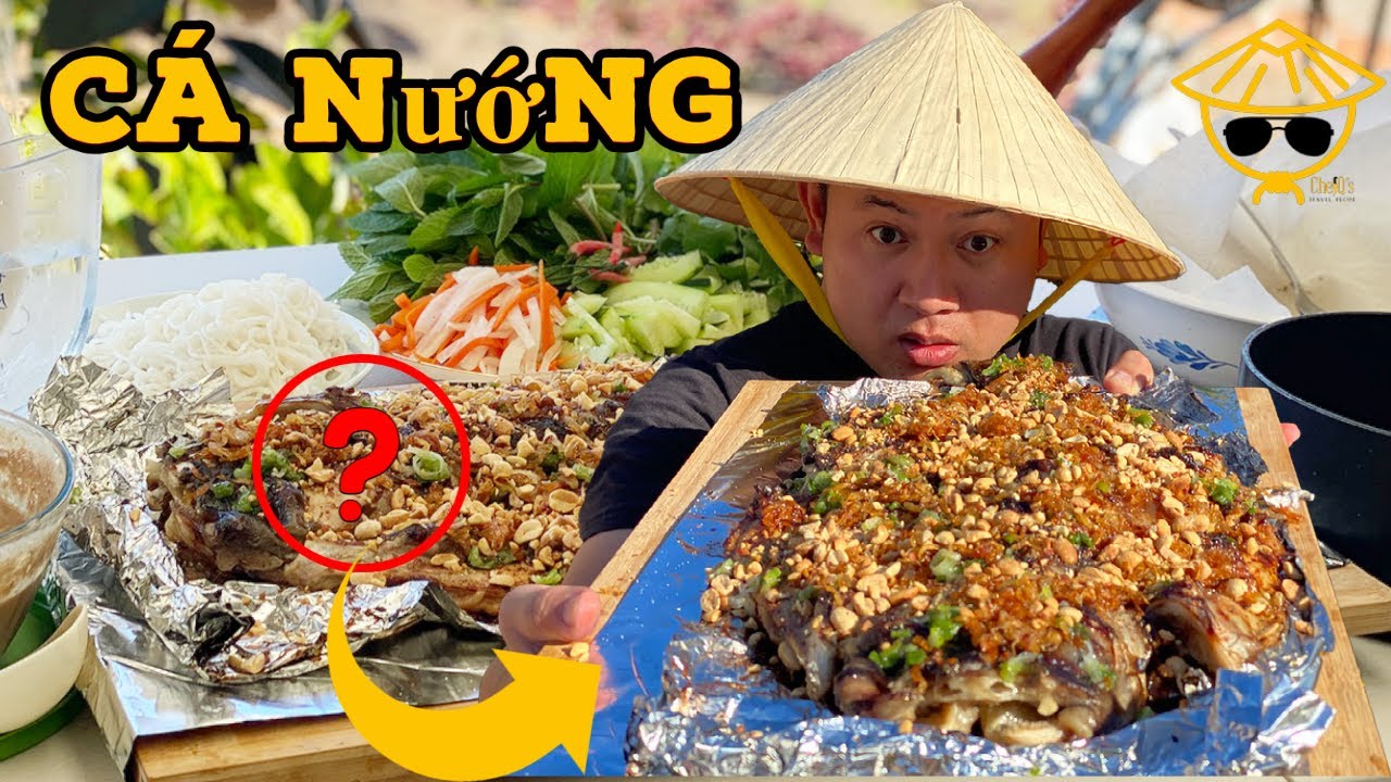 Vietnamese Crispy Grilled Catfish - Cá Nướng Than Da Giòn